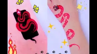 4 h&igrave;nh xăm rắn bằng b&uacute;t bi đơn giản nhất| Snake Tattoo Designs