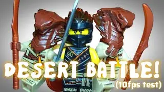 Desert Battle! 🏜️🐍| LEGO Stop Motion | (10fps test)