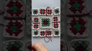 Granny Square Pillow - FREE pattern