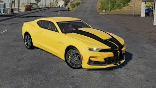 Chevrolet Camaro COPO V8 - Farming Simulator 2019 - [FS 19 LS 19 Car Vehicle Mod] #fs22 #car #vette
