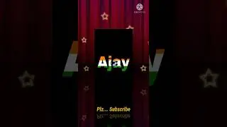 # My name Logo create # effect of Ajay letter # By Ajay Editz#