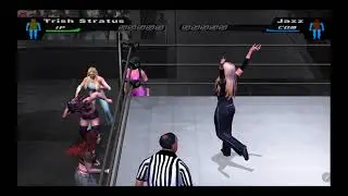 Trish Stratus vs Jazz - Lumberjack Match : Smackdown Here Comes The Pain