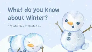 Blue and White Cute Watercolor video for kids || Little Explorers ||