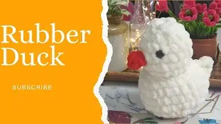 How to crochet a plushie rubber duckling 🐥