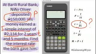 Finding Rate in Simple Interest
