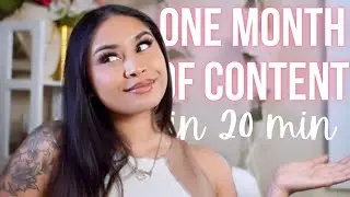 Plan a Month of Content in 20 Min! Content Planning Hacks