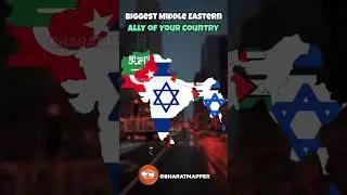 Biggest Middle Eastern Ally of your Country #india #mapping  #countryballs #enfemapping #geography