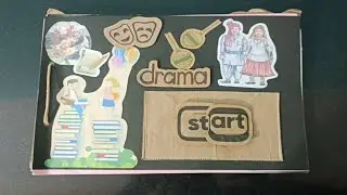 Drama and Art Scrapbook 📖|B.Ed Practical work|using instamart paperbags 