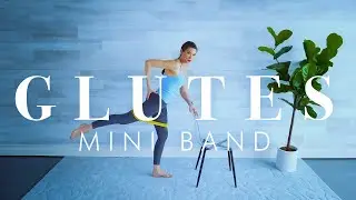 10 Minute Butt Workout with Mini Loop Resistance Band // Knee Friendly!