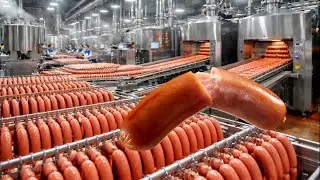 Como a SALSICHA é Feita de Verdade 😱 | O Processo Industrial !!
