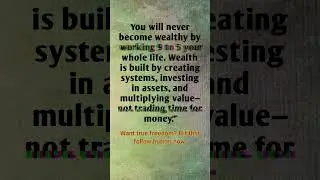 Why 9 to 5 Will Never Make You Rich &ndash; Billionaire Truth