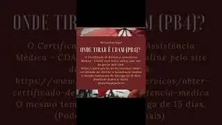 N&Atilde;O V&Aacute; PARA PORTUGAL SEM ESTE DOCUMENTO!! PB4/ CDAM #portugal #moraremportugal #estudaremportugal