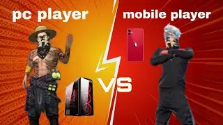 Free Fire Pc Player Vs Mobile Player Custom 🖥Vs 📱