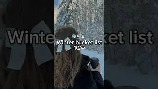 Winter bucket list ideas ⛄️🧚🏼🩵💫 winter activities | date ideas | Christmas holidays inspo|shorts