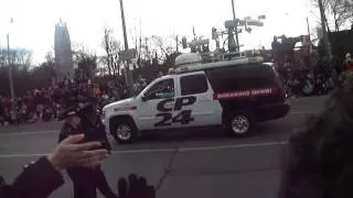 CP24 Breaking News Vechicle at Toronto Santa Claus Parade 2011