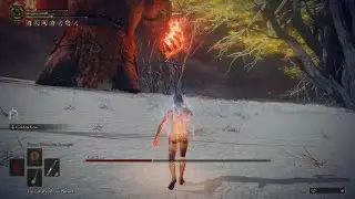 Elden Ring: RL1 +18 (cold star fist) Fire Giant (no hit)