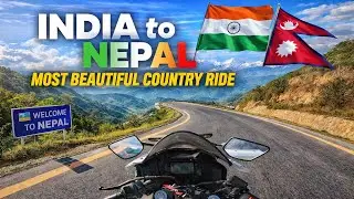 🇮🇳India To Nepal 🇳🇵 Ride // Most Beautiful Country Nepal 🇳🇵// World Dangerous road 