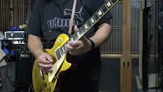 〖エフェクターで歪ませて弾いてみた〗Epiphone Japan LPS 80GT 2000年改　EMG ZW SET＆ Roland BC 60（1996） 即興アドリブギター005