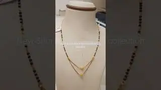 Gold Light weight short black beads 5 grams