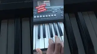 simple piano setting for worship #pianosongs #gospelsinger #sx600 s #psrsx600