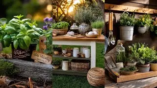Farmhouse Garden Makeover 2025 Herb Garden Styling & DIY Potting Bench Tips