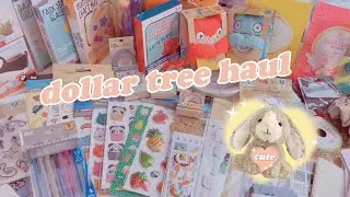 a very large dollar tree haul | two months worth of great finds | stationery + more #dollartreehaul