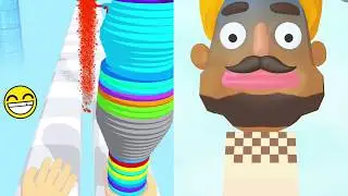 Toy Spring Vs Sandwich Runner- All Level Max Tiktok🌻🧿🌺🌈 -Satisfying Gameplay Walkthrough Android IOS