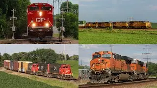 Railfanning CP, BNSF, UP, & CN in Eastern Iowa, June 2020