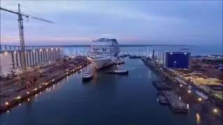 MSC Meraviglia construction | Behind the Scenes Look | Short Version
