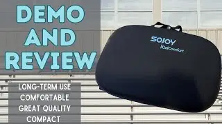 Comfortable and Compact Sojoy iGelComfort travel seat cushion