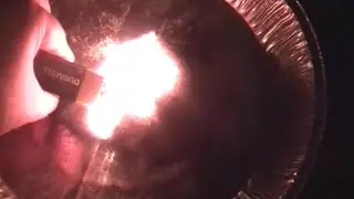 Steel Wool + 9-Volt Battery = Fire