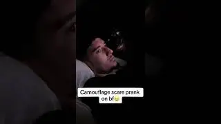 Black paint prank #scareprank #jumpscare #funny #scarecoworker