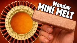 Copper Washer Stator Motor Mini Melt - ASMR Metal Melting - BigStackD