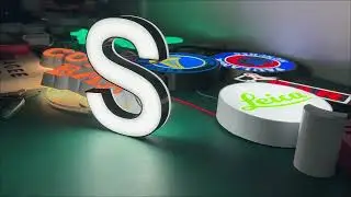 How to make a channel letter with both front lighting and side lighting?