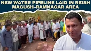 New Water Pipeline Work at Reish Magush, Road Hotmixing at Pilerna