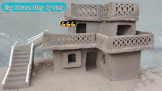 Mini Clay Village House Making | Full Step by Step Process | mitti ka ghar