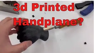 Making a 3D Printed Hand Plane for Chamfers - Prototype 1