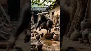 Drunk cow, my rural life, rural life, boo absurd video, funny 😂