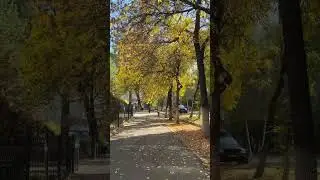 October in Almaty, Kazakhstan