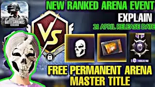 New Ranked Arena Event In Pubg Korea Explain | Free ARENA MASTER Title & Classic Crates | Pubg Kr