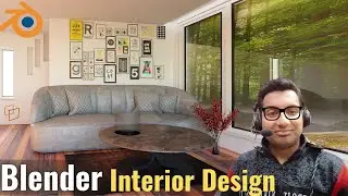 Blender Interior design | Blender Tutorial for Beginners | Blender 3d