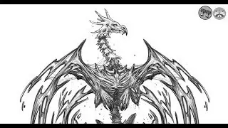 ДРАКОШКА❖❖ для татухи ❖❖ ● - Easy Paint Tool SAI - ● ❖❖