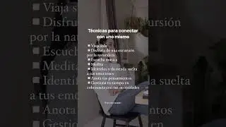 Conectar 💫 con uno mismo