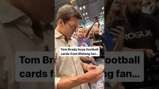 Tom Brady buys trading cards from a lifelong fan!! ❤️