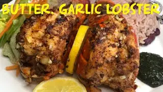 Butter, garlic lobster tail (Cooking with Bling)