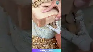A Brick-and-Fabric Nut Cracker is Now a Thing!😂Peak DIY Energy for Your Daily Snack Time! #lifehack