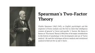 Intelligence in Psychology