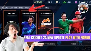 КАК ИГРАТЬ С ДРУЗЬЯМИ В REAL CRICKET 24?