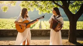 地中海のロマンチックなギターとアコーディオン 癒しのリラックスBGM for relaxation and warm ambience