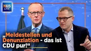 Meldestellen: CDU finanziert den Angriff auf die Meinungsfreiheit | NIUS Live vom 27. Oktober 2025